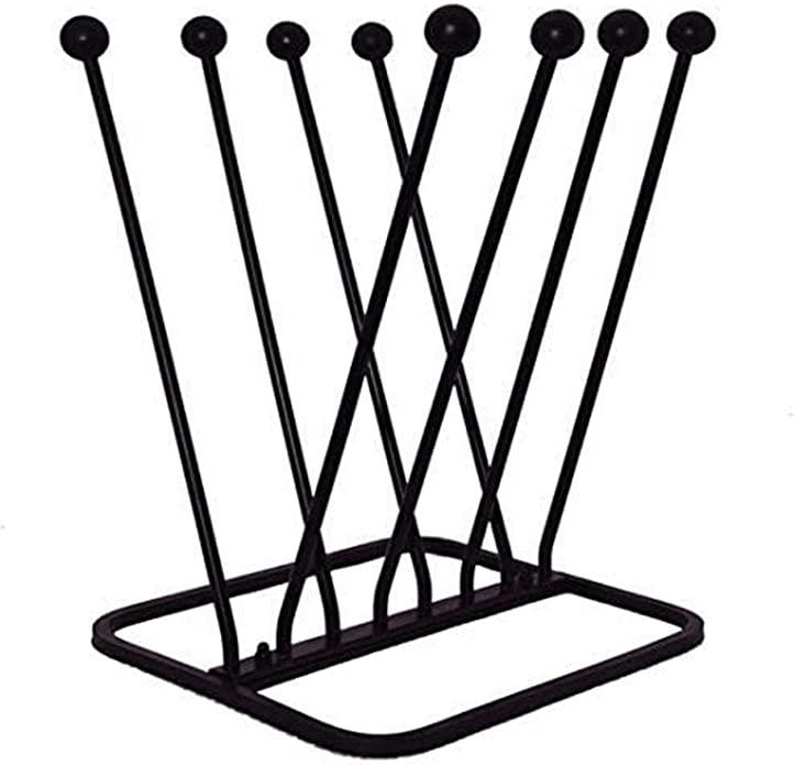 Unibos | Wellington Boot Rack | Shoes & Boot Stand | Indoor and outdoor Use | Cast Iron Welly Rack | Wellie Boot Holder & Storage | Walking Boots or C