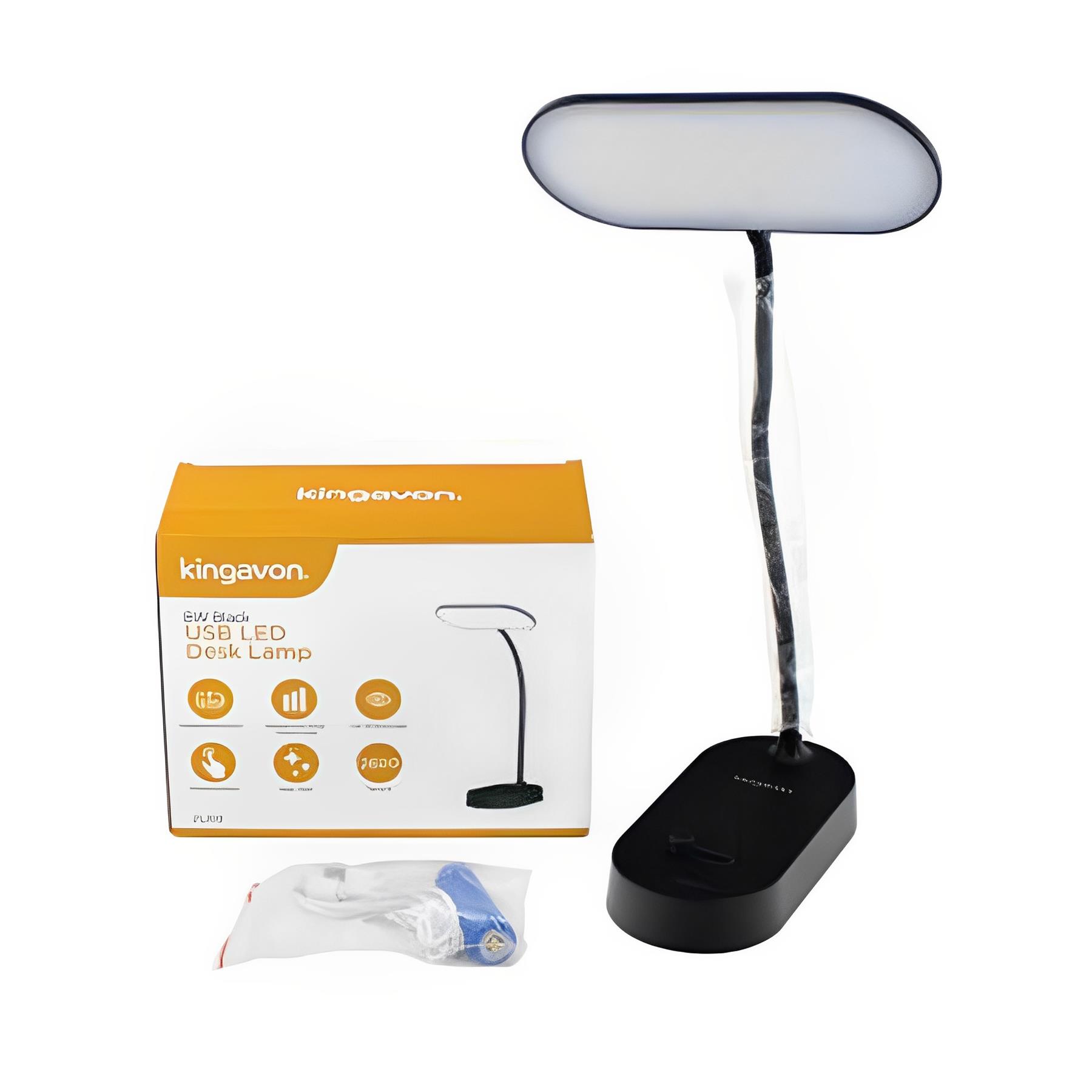BLACK LED DESK LAMP