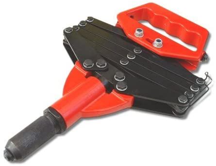 Single-Handed 32" Heavy Duty Lazy Tong Hand Riveter Pop Rivet Gun