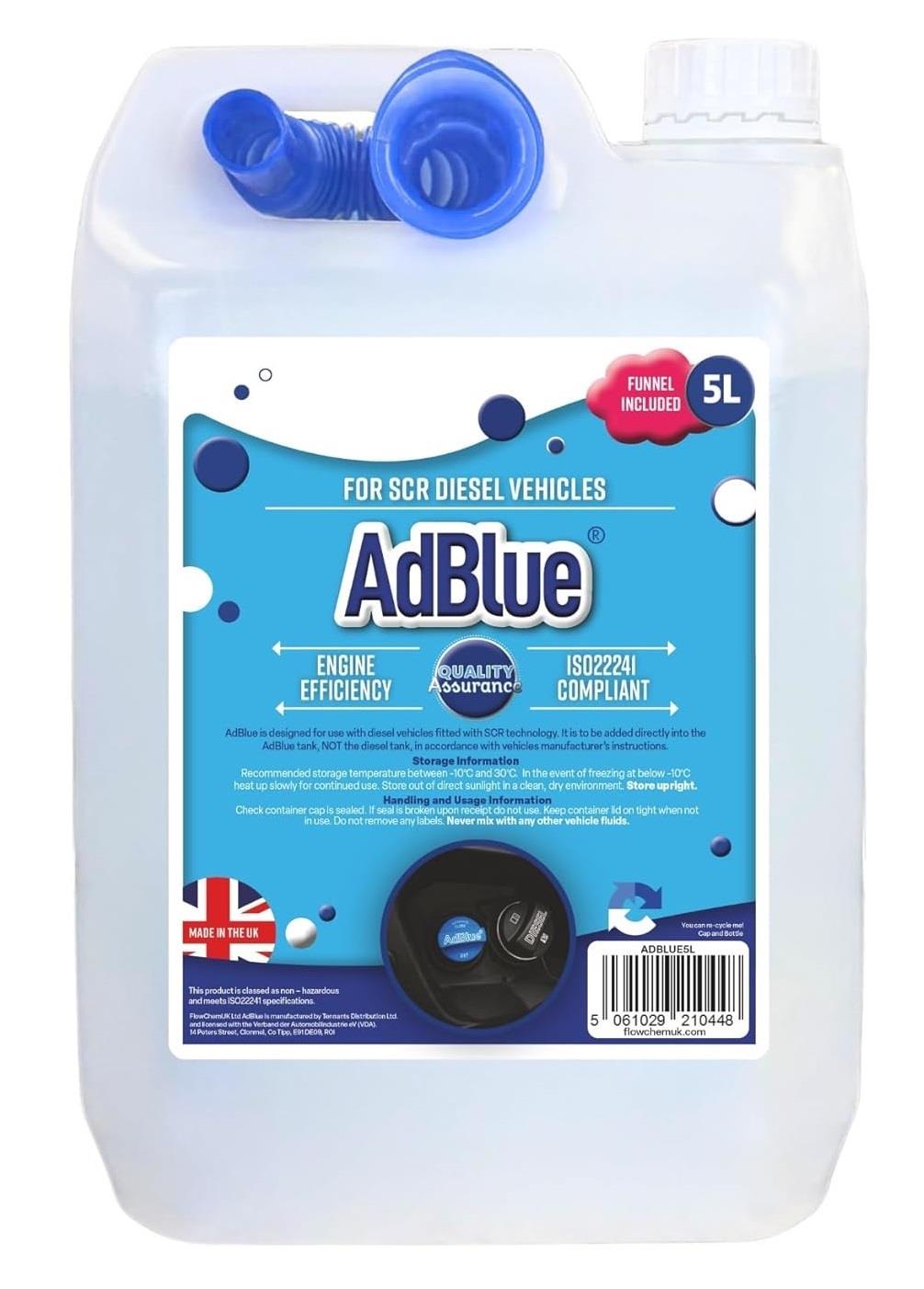 AdBlue 5 Litres Diesel Fluid Additive DEF 5L Ad Blue