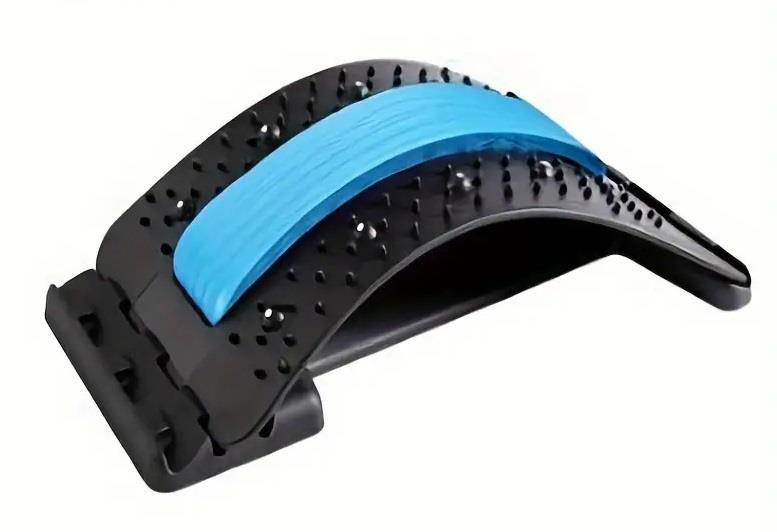 Unibos | Back Stretcher & Acupressure Massager for Back Relaxation and Pain Relief, 3 Levels Adjustable Back Stretching Spine Deck Posture Massager