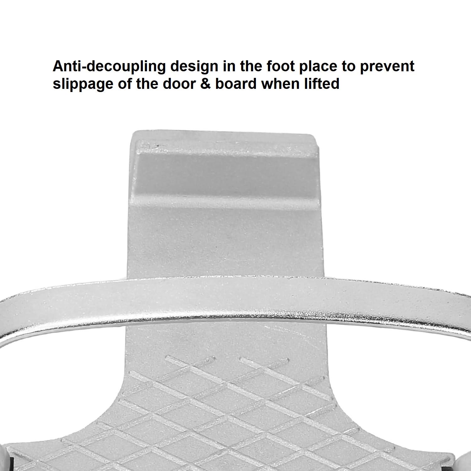 Door & Board Foot Lifter, Durable Metal, For Professional & DIYERs