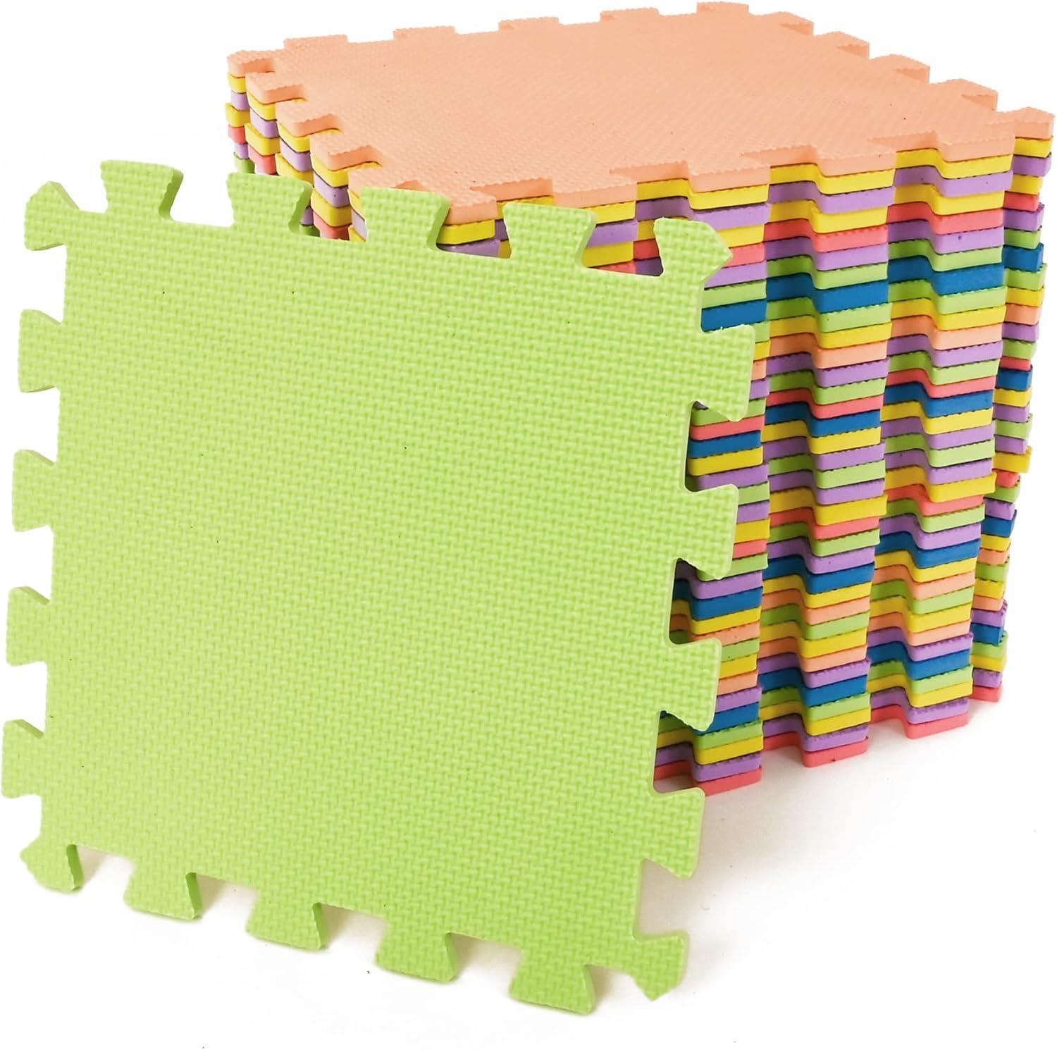18PCS EVA FOAM PLAY MATS KIDS INTERLOCKING SOFT FOAM 29cm FLOOR EXERCISE TILESA FOAM PLAY MATS KIDS INTERLOCKING SOFT FOAM 29cm FLOOR EXERCISE TILES