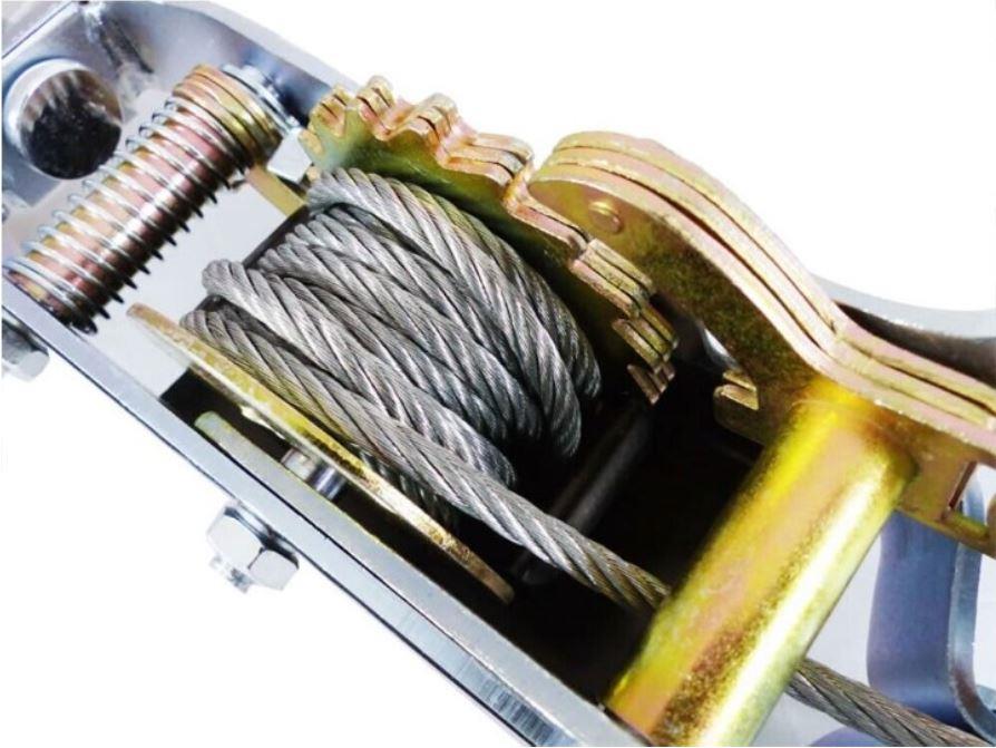 Hand Cable Puller For Car Heavy Duty Pulling Winch 4 Ton Lifting