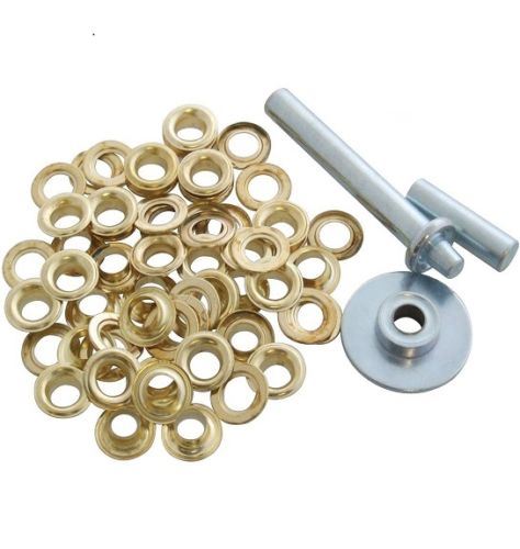 TARPAULIN TARP TENT AWNING GROUNDSHEET REPAIR HOLE KIT EYELETS GROMMETS TOOL