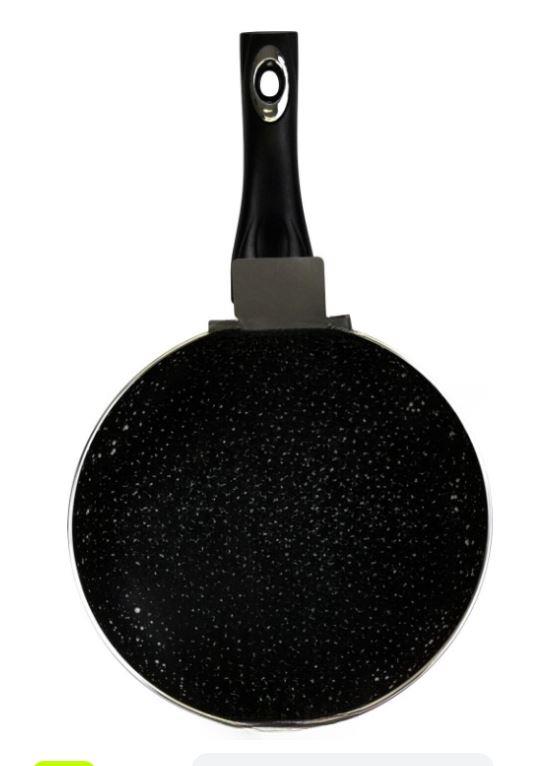 Black Non Stick Double Coated Frying Pan For Perfect Frying Every Time 30 Cm