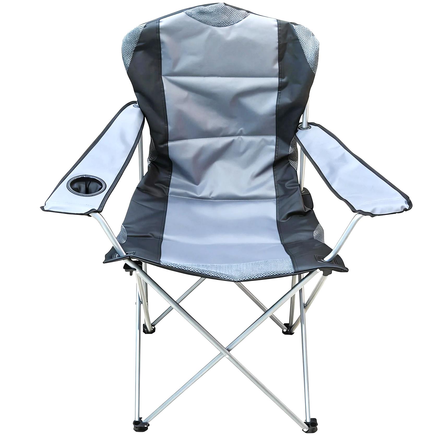 Camping Chair Portable Folding Lightweight Outdoor Garden Beach Picnic Chair Gre