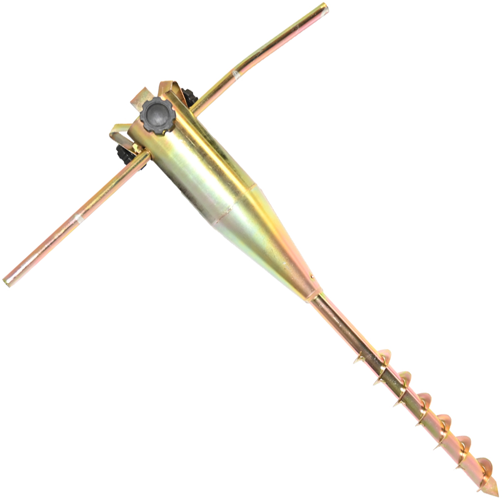 Heavy Duty Steel Screw In Ground Spike Parasol Airer Rotary Washing Line Stand