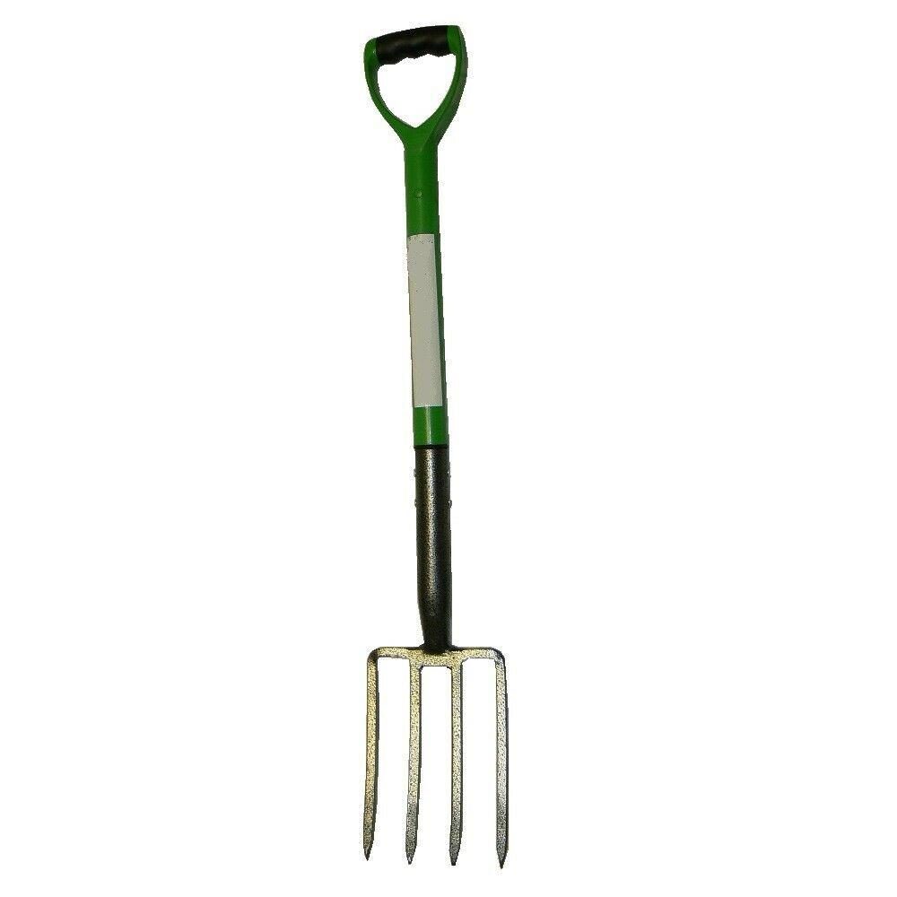 Heavy Duty Rustproof Carbon Steel Handle Digging Garden Gardener Farmer Fork UK