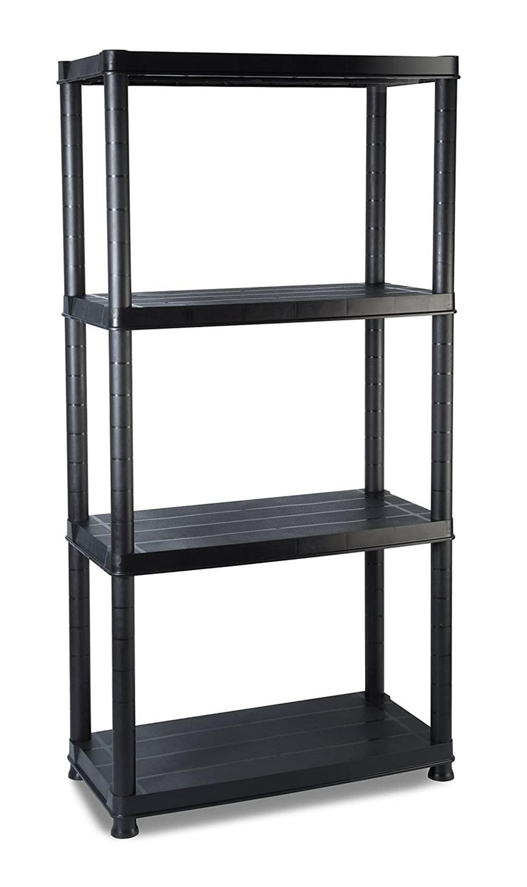 GARAGE SHELVES SHELVING 4 TIER UNIT RACKING HEAVY DUTY STORAGE SHELF