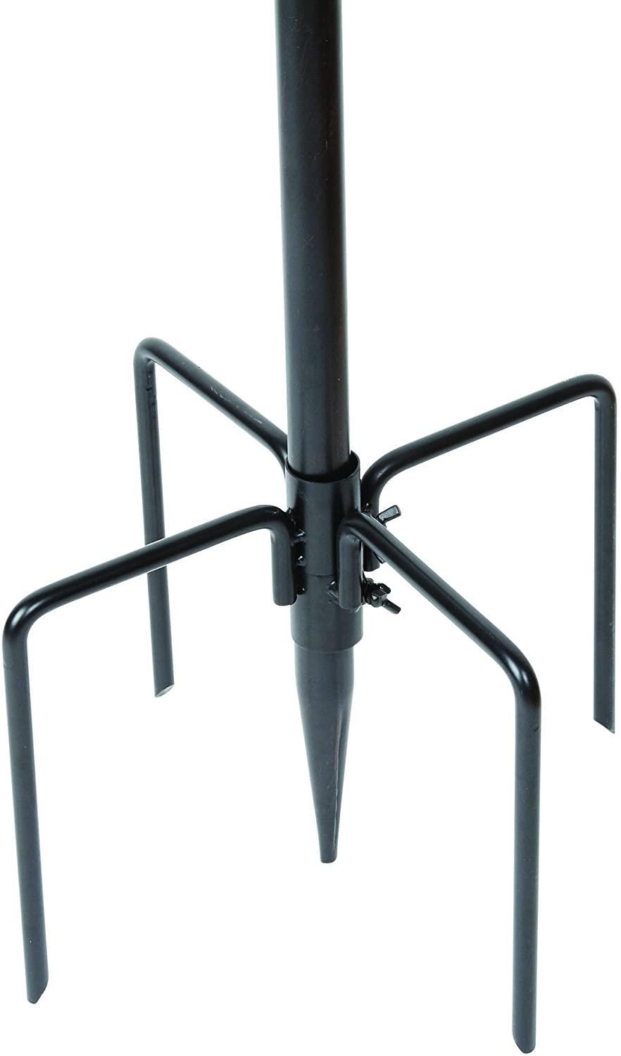 Garden Bird Feeding Accessory Feeding Station Metal Stabilizers Black 4 Pack