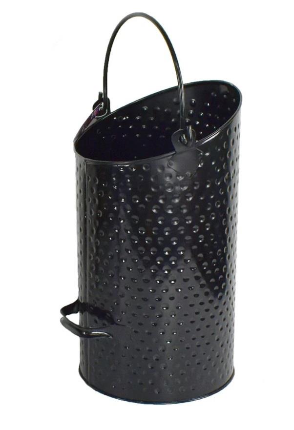 Coal Hod Eclipse Scuttle Bucket Fireplace Fireside Log Wood Ash Fuel Storage