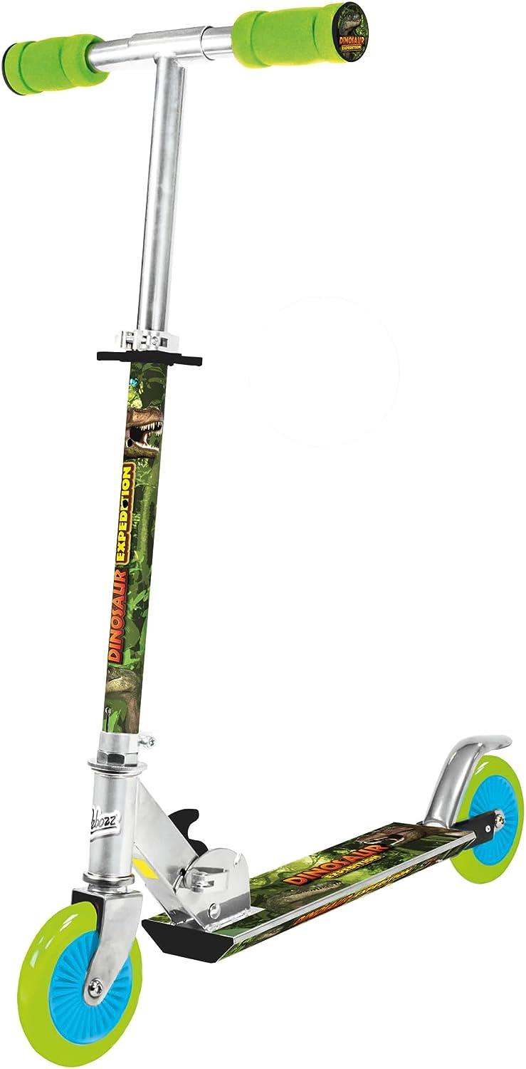 Kids Dinosaur Kick Scooter, Lightweight & Foldable, Beginner Level Scooter
