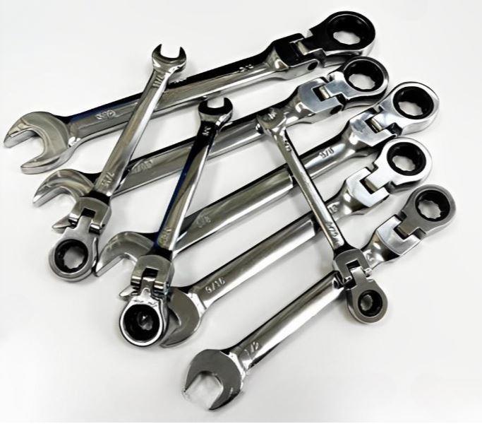 Flexible Ratchet Spanner Combination Set 8 PCS AF Imperial Flexi Ratchet Spanner