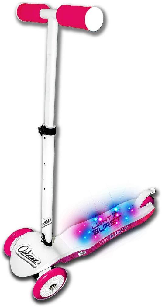 New Ozbozz SV12477 Girls Light Burst Scooter Led Light 3 Wheel