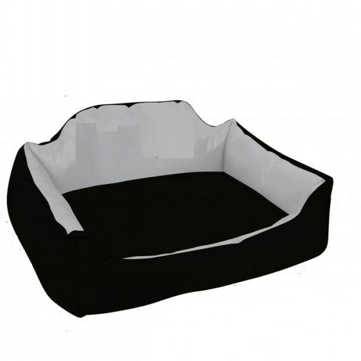 DOG BASKET 53X42X25CM POLYESTER - BLACK CM EN POLYESTER