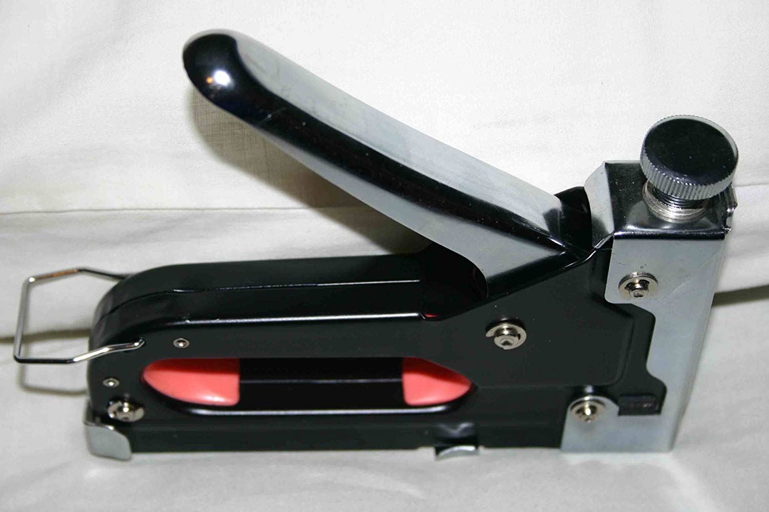 Heavy Duty Stainless Steel Metal Staple Tacker Gun with Staples