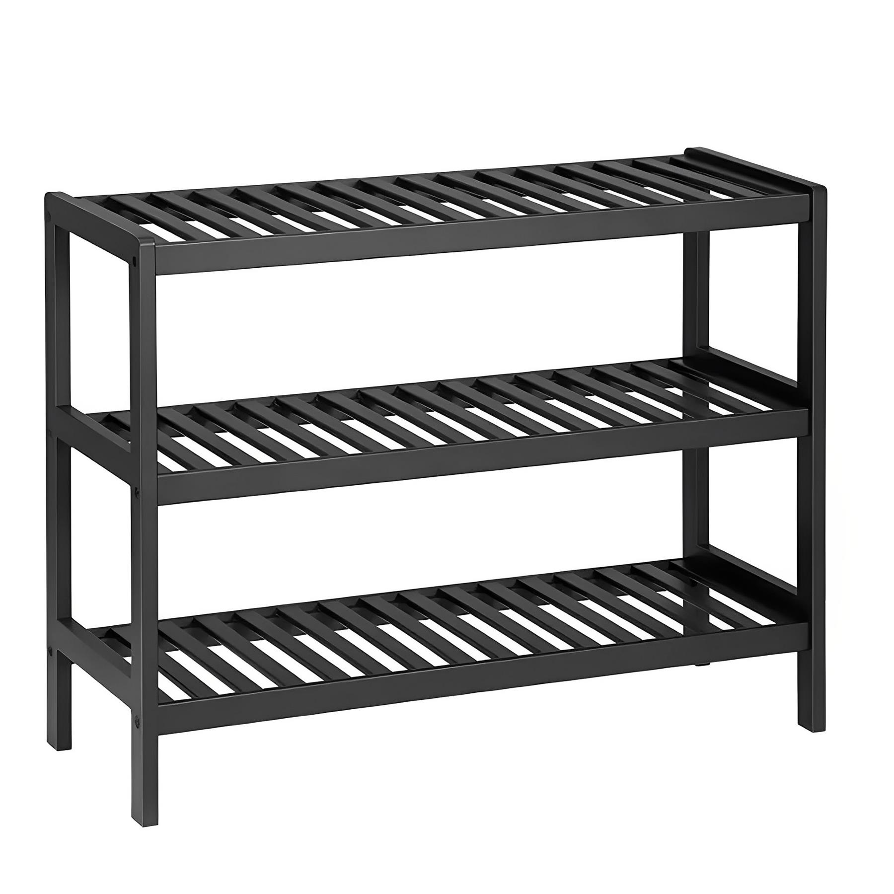 Unibos | Bamboo Shoe Rack | Perfect for Corridor, Closet, Entryway etc | Space Saving & Versatile Shoe Rack | Shoe Rack Organiser & Storage | Easy to