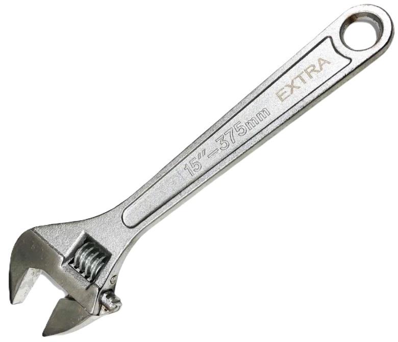 Adjustable Extra Wide Jaw Wrench Spanner 15" Heavy Duty 45mm Opening