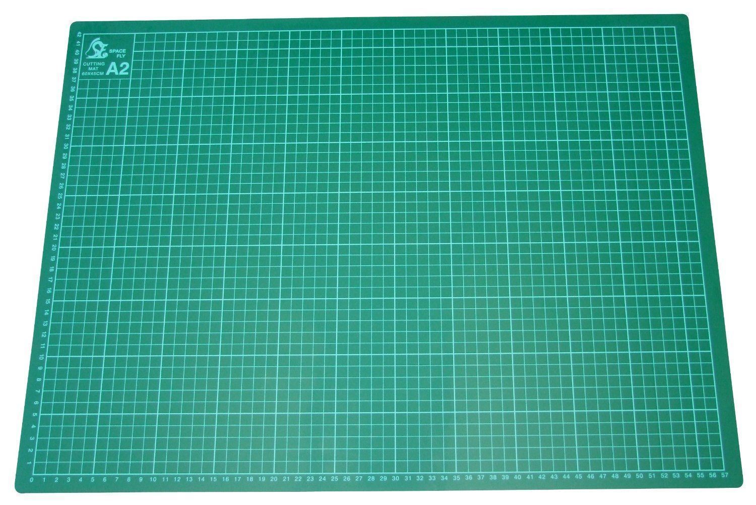 Cutting Mat A2 Green, Craft Mat, Self-Healing Cutting Board Craft, Art Mat, Self Healing Cutting Mat 60 x 45, Dressmaking Accessories for Sewing, Quil