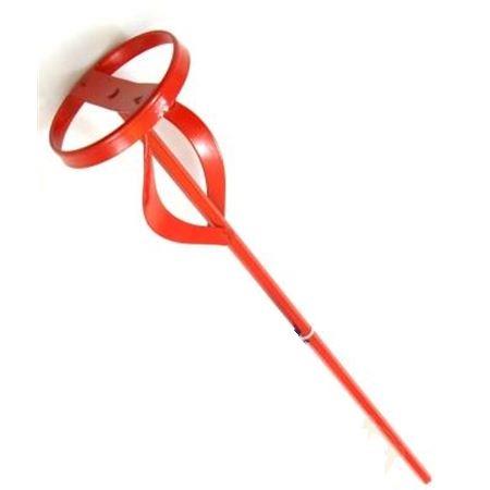 RED DRILL PAINT POT PLASTER MIXER STIRRER MIXING MIX PADDLE WHISK TOOL HEX